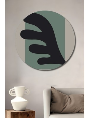 Teona Ahşap Henri Matisse Soyut Sanat Ahşap Mdf Dekoratif Ev/işyeri Duvar Tablo Yuvarlak Ev/işyeri Duvar Tablo