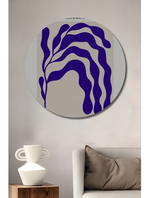Teona Ahşap Matisse Soyut Sanat Ahşap Mdf Dekoratif Ev/işyeri Duvar Tablo Yuvarlak Ev/işyeri Duvar Tablo