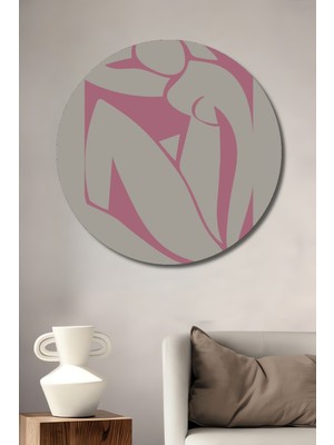 Teona Ahşap Henri Matisse Papiers Découpés Dekoratif Ahşap Mdf Tablo Yuvarlak Tablo