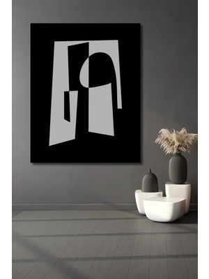 Teona Ahşap Çerçeve Görünümlü Soyut Sanat Dekoratif Ahşap Mdf Ev Duvar Tablo Dikdörtgen Ev Duvar Tablo