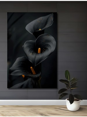 Teona Ahşap Siyah Kallalar Dekoratif Ahşap Mdf Ev/işyeri Duvar Tablo Dikdörtgen Ev/işyeri Duvar Tablo