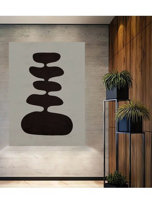 Teona Ahşap Minimalist Soyut Sanat Dekoratif Ahşap Mdf Ev/işyeri Duvar Tablo Dikdörtgen Ev/işyeri Duvar Tablo