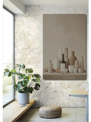 Teona Ahşap Modern Minimalist Natürmort Dekoratif Ahşap Mdf Tablo Dikdörtgen Tablo