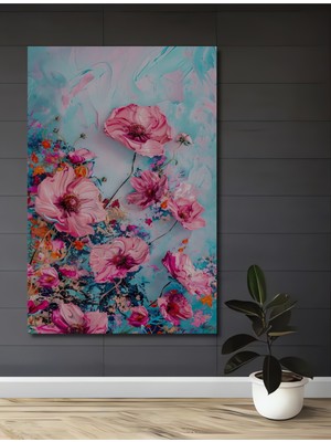 Teona Ahşap Rüya Gibi Çiçekler Dekoratif Ahşap Mdf Ev/işyeri Duvar Tablo Dikdörtgen Ev/işyeri Duvar Tablo