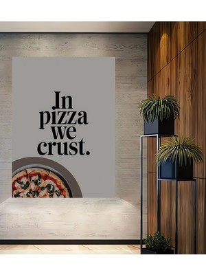 Teona Ahşap Pizza Aşkına Ahşap Mdf Dekoratif Ev/işyeri Duvar Tablo Dikdörtgen Ev/işyeri Duvar Tablo