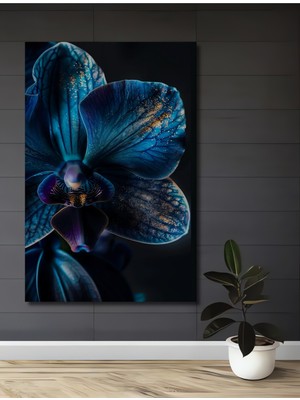 Teona Ahşap Göksel Orkide Ahşap Mdf Dekoratif Ev/işyeri Duvar Tablo Dikdörtgen Ev/işyeri Duvar Tablo