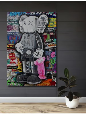 Teona Ahşap Pop Art Dekoratif Ahşap Mdf Ev/işyeri Duvar Tablo Dikdörtgen Ev/işyeri Duvar Tablo