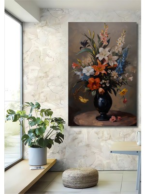 Teona Ahşap Çiçek Buketi Ahşap Mdf Dekoratif Ev/işyeri Duvar Tablo Dikdörtgen Ev/işyeri Duvar Tablo