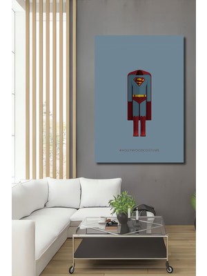 Teona Ahşap Superman Ahşap Mdf Dekoratif Ev/işyeri Duvar Tablo Dikdörtgen Ev/işyeri Duvar Tablo