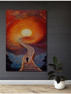 Teona Ahşap Gızemlı Yolculuk Ahşap Mdf Dekoratif Ev/işyeri Duvar Tablo Dikdörtgen Ev/işyeri Duvar Tablo