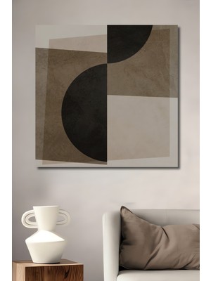 Teona Ahşap Dairesel Minimalist Dekoratif Ahşap Mdf Ev/işyeri Duvar Tablo Dikdörtgen Ev/işyeri Duvar Tablo