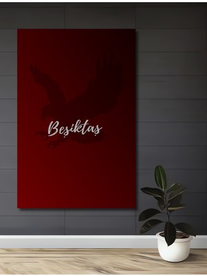 Teona Ahşap Kartal Silüetli Siyah Beyaz Takım Ahşap Mdf Dekoratif Ev/işyeri Duvar Tablo Dikdörtgen Ev/işyeri