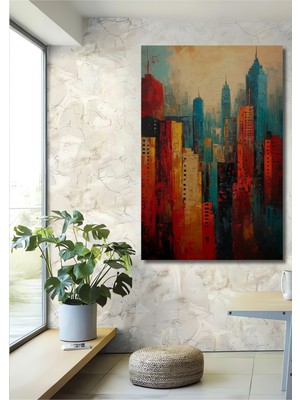 Teona Ahşap Renkli Gökyüzü Dekoratif Ahşap Mdf Ev/işyeri Duvar Tablo Dikdörtgen Ev/işyeri Duvar Tablo