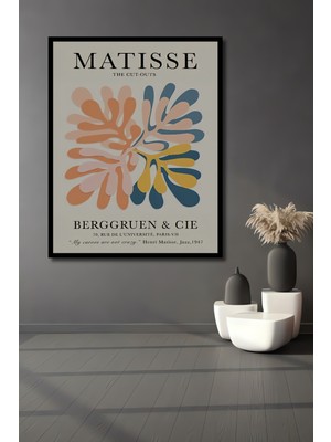Teona Ahşap Çerçeve Görünümlü Matisse Dekoratif Ahşap Mdf Işyeri Duvar Tablo Dikdörtgen Işyeri Duvar Tablo