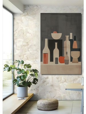 Teona Ahşap Modern Still Life Dekoratif Ahşap Mdf Ev/işyeri Duvar Tablo Dikdörtgen Ev/işyeri Duvar Tablo