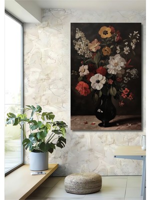 Teona Ahşap Çiçek Buketi Ahşap Mdf Dekoratif Ev/işyeri Duvar Tablo Dikdörtgen Ev/işyeri Duvar Tablo