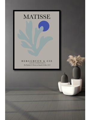 Teona Ahşap Dekoratif Ahşap Dikdörtgen Tablo Matisse Sanat Yaprağı Çerçeve Görünümlü