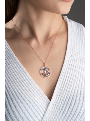 Famira 925 Ayar Gümüş Figürlü Şans Kolye