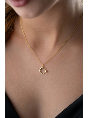 Famira 925 Ayar Gümüş Ay Yıldız Kolye