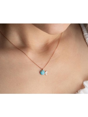 Famira 925 Ayar Gümüş Balık Kolye