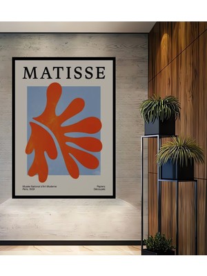 Teona Ahşap Dekoratif Ahşap Dikdörtgen Tablo Matisse Tablosu Çerçeve Görünümlü