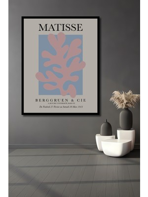 Teona Ahşap Dekoratif Ahşap Dikdörtgen Tablo Matisse Sanat Posteri Çerçeve Görünümlü