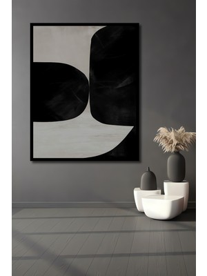 Teona Ahşap Dekoratif Ahşap Dikdörtgen Tablo Soyut Sanat Eseri Çerçeve Görünümlü