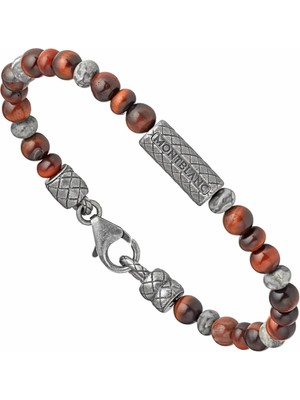 Montblanc Bileklik Ikili Boncuk Gümüş 12616360