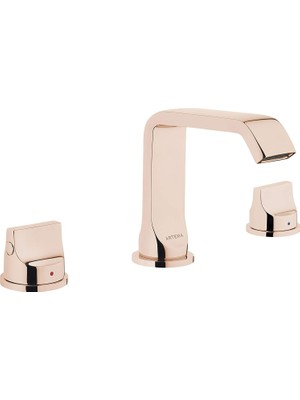 Artema Suit U Lavabo Bataryası 3 Delikli Bakır A4251026