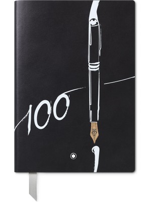 Montblanc Defter 146 Küçük, Meisterstück 100 Yıl, Siyah - Çizgili 133114