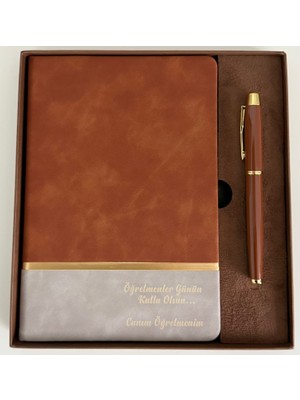 Dinç Öğretmenlere Özel Hediyelik Defter Kalem Seti