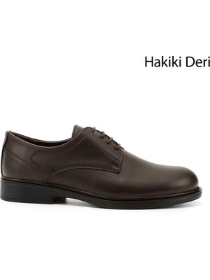Gönderi(r) Erkek Kahve Antik Bağcıklı Hakiki Deri Klasik Ayakkabı