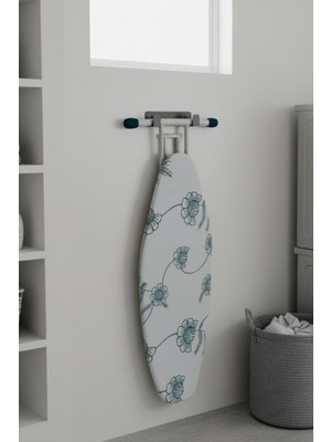 Grandmix Duvara Monte Metal Ütü Masası Askılığı Çamaşır Odası Düzenleyici