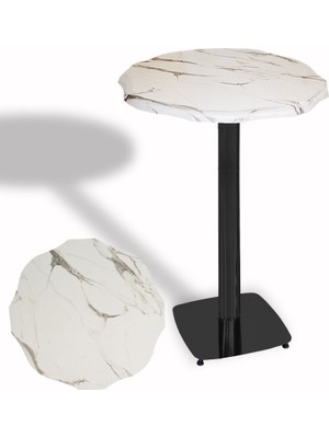 Dockers Papatya Bistro Wermodin Masa Yuvarlak 67 cm (Esb) - Afyon Mermer