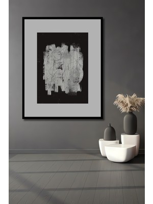 Teona Ahşap Dekoratif Ahşap Dikdörtgen Tablo Soyut Sanat Başlangıcı Çerçeve Görünümlü