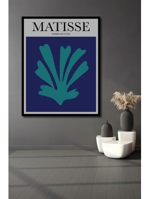 Teona Ahşap Dekoratif Ahşap Dikdörtgen Tablo Matisse Papiers Decoupes Çerçeve Görünümlü