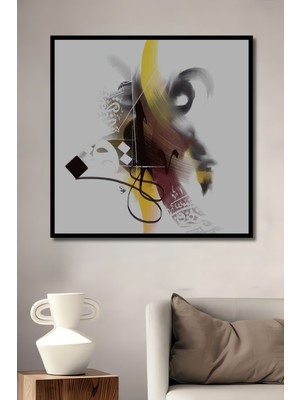 Teona Ahşap Dekoratif Ahşap Dikdörtgen Tablo Modern Sanat Harmoni Çerçeve Görünümlü