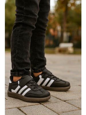Minibonito Günlük  Unisex Çocuk Sneaker Bağcıklı Hafif  Kaymaz Taban Ayakkabı