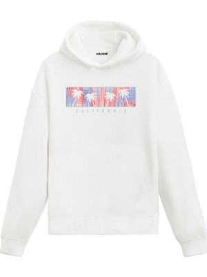 Colermi California Palm Baskılı Hoodie