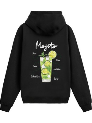Colermi Mojito Sırt Baskılı Unisex Kapüşonlu Sweatshirt Hoodie