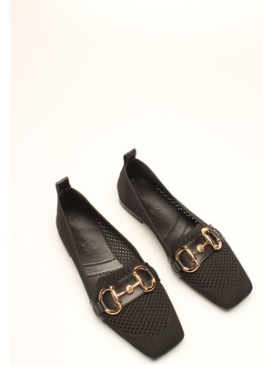 İdil Idil   Siyah Triko Kadın Babet