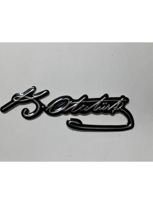 K. Atatürk Imza Plastik Yapışkanlı 13 x 5 cm