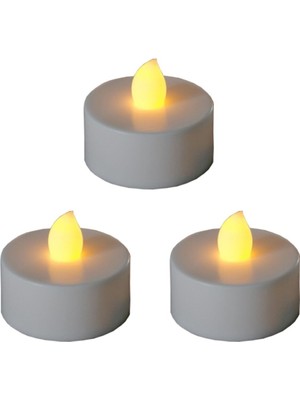 Evsay LED Işıklı Dumansız Pilli Mum 20 Adet Pil Dahil