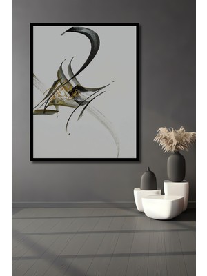 Teona Ahşap Dekoratif Ahşap Dikdörtgen Tablo Hareketli Formlar Çerçeve Görünümlü