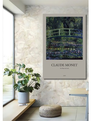 Teona Ahşap Dekoratif Ahşap Dikdörtgen Tablo Nilüfer Gölü Köprüsü