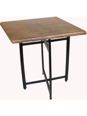 Dockers Nevada Werzalit Kare Esb Mutfak Masası 80X80 - Rustikdark