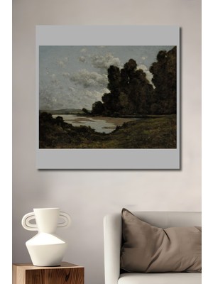 Teona Ahşap Dekoratif Ahşap Dikdörtgen Tablo Doğa Manzarası