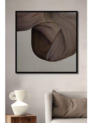 Teona Ahşap Dekoratif Ahşap Dikdörtgen Tablo Katmanlar Çerçeve Görünümlü