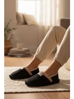 Moda Fırsat Peluş Kadın Ev Babeti Tüylü Yumuşak Taban Ev Botu Panduf