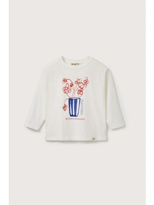 Marvy Kids Marvy Çiçek Baskılı Uzun Kollu Tshirt